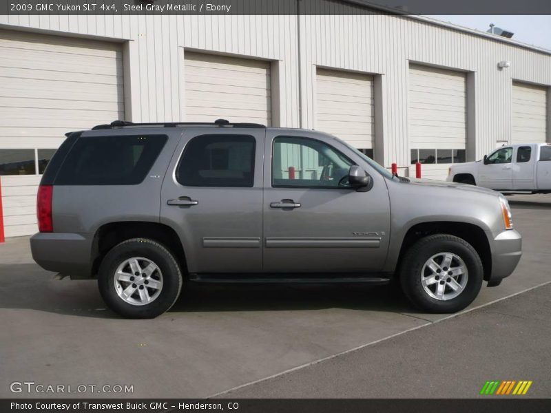 Steel Gray Metallic / Ebony 2009 GMC Yukon SLT 4x4