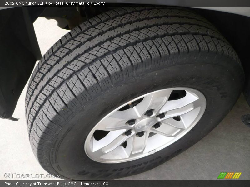 Steel Gray Metallic / Ebony 2009 GMC Yukon SLT 4x4