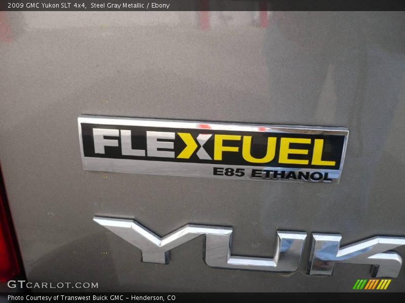 Steel Gray Metallic / Ebony 2009 GMC Yukon SLT 4x4