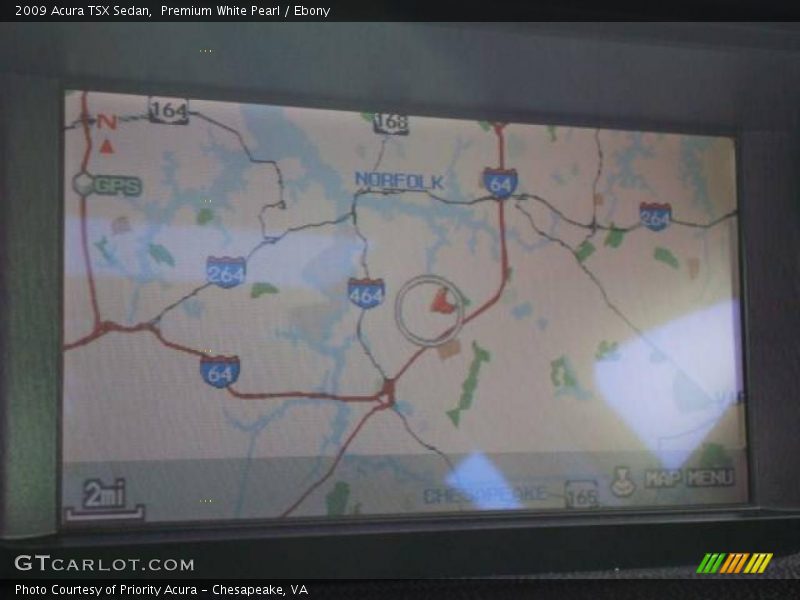 Premium White Pearl / Ebony 2009 Acura TSX Sedan