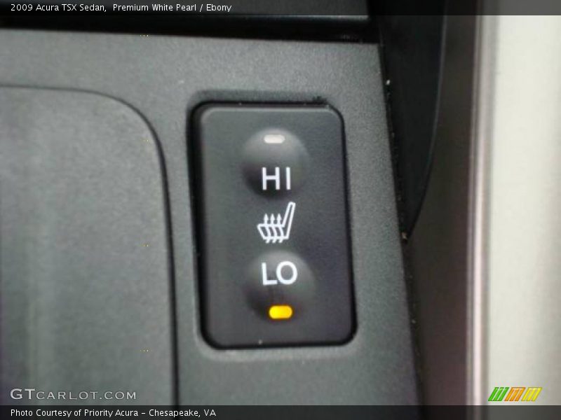 Premium White Pearl / Ebony 2009 Acura TSX Sedan