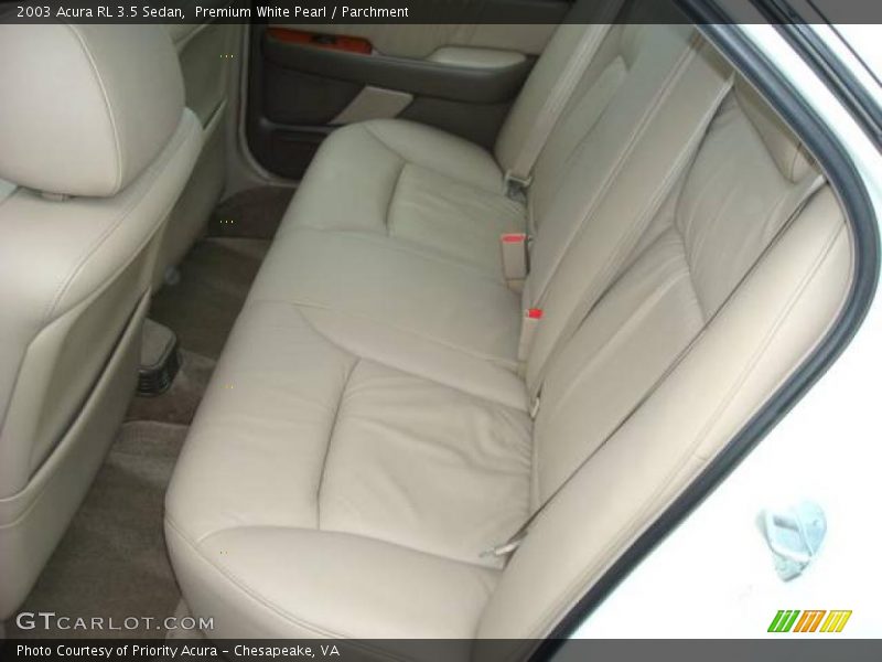 Premium White Pearl / Parchment 2003 Acura RL 3.5 Sedan