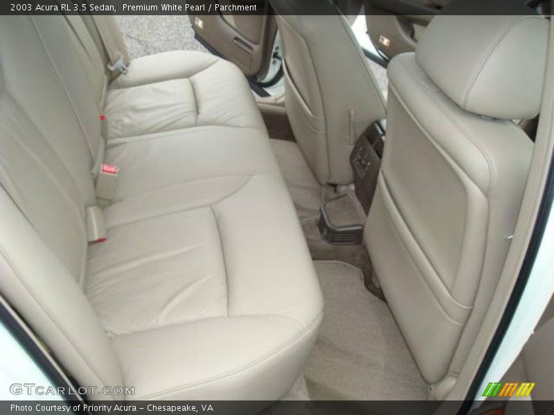 Premium White Pearl / Parchment 2003 Acura RL 3.5 Sedan