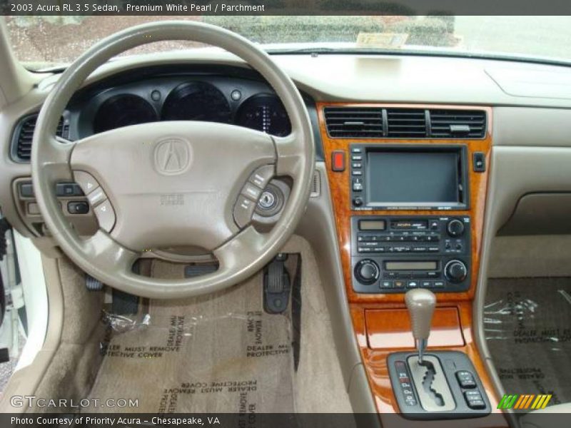Premium White Pearl / Parchment 2003 Acura RL 3.5 Sedan