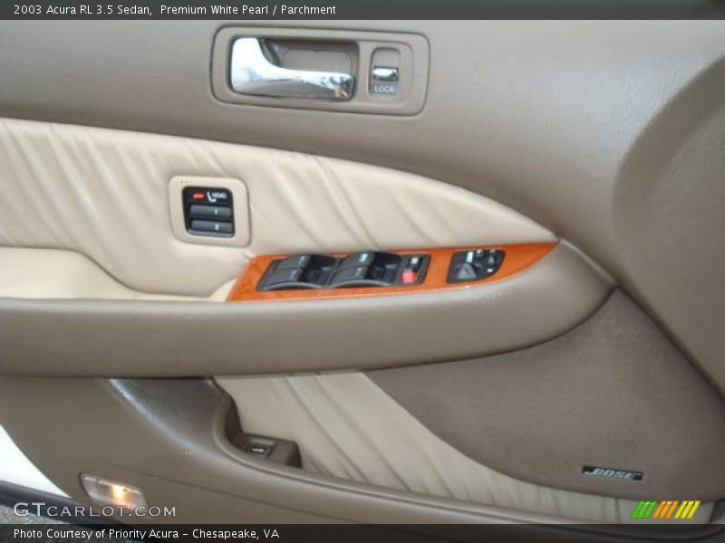 Premium White Pearl / Parchment 2003 Acura RL 3.5 Sedan