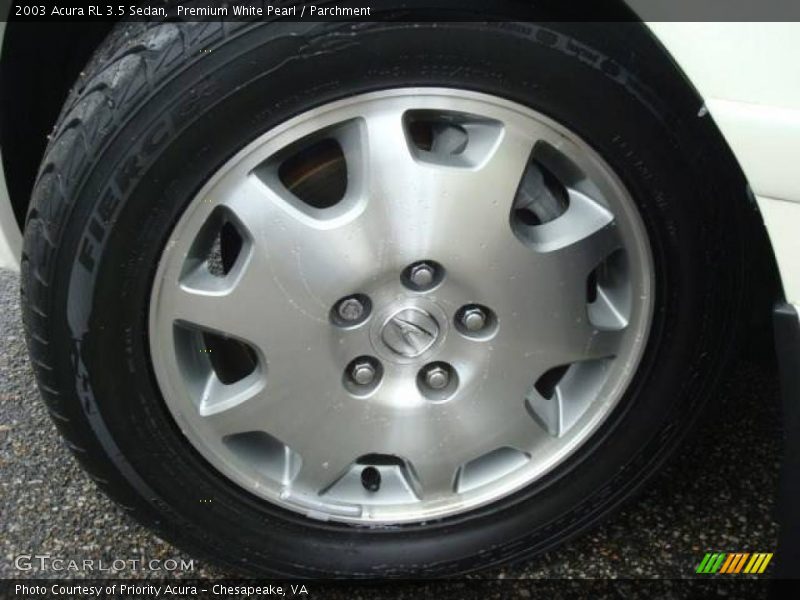 Premium White Pearl / Parchment 2003 Acura RL 3.5 Sedan