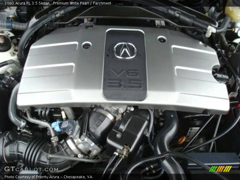 Premium White Pearl / Parchment 2003 Acura RL 3.5 Sedan