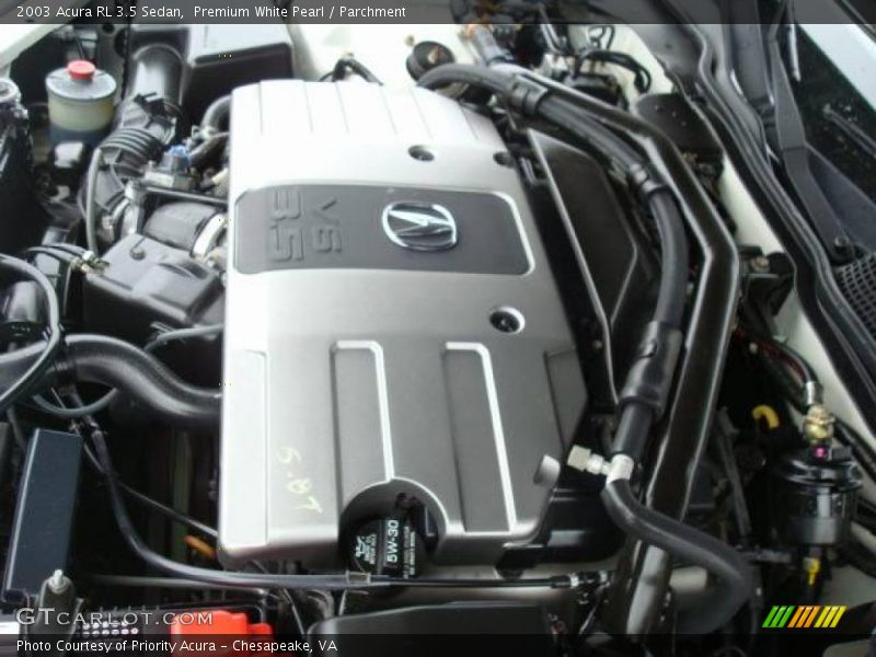 Premium White Pearl / Parchment 2003 Acura RL 3.5 Sedan