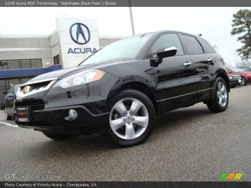 Nighthawk Black Pearl / Ebony 2008 Acura RDX Technology
