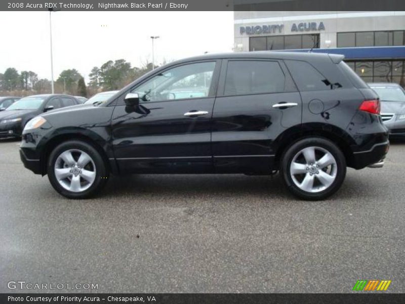 Nighthawk Black Pearl / Ebony 2008 Acura RDX Technology