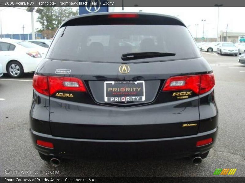 Nighthawk Black Pearl / Ebony 2008 Acura RDX Technology