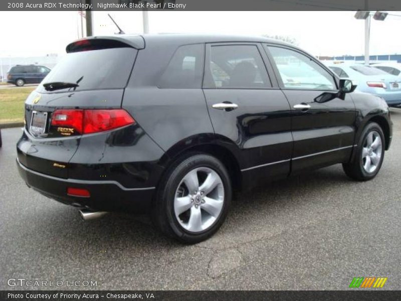 Nighthawk Black Pearl / Ebony 2008 Acura RDX Technology