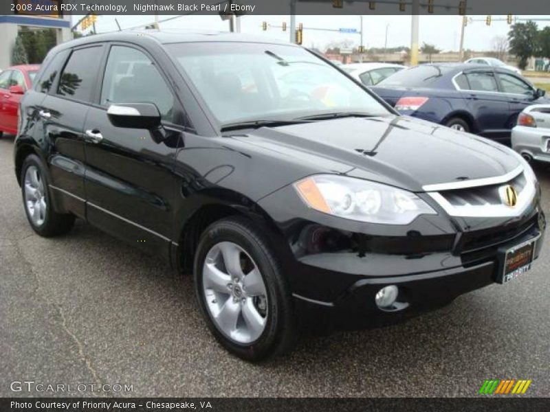Nighthawk Black Pearl / Ebony 2008 Acura RDX Technology