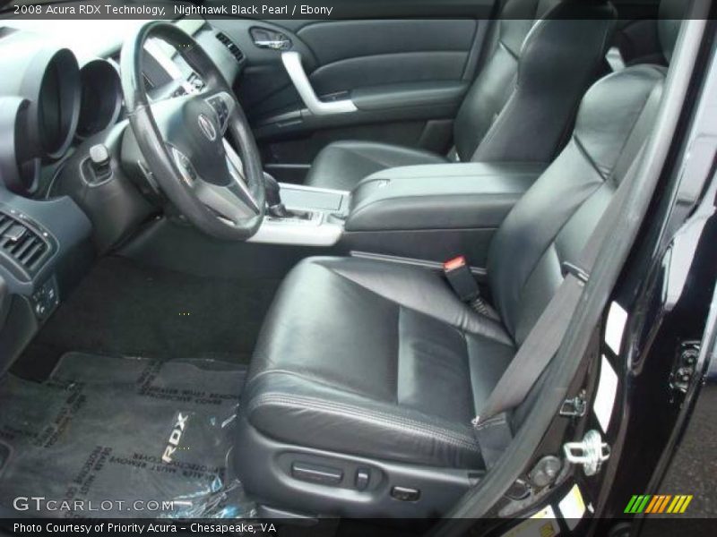 Nighthawk Black Pearl / Ebony 2008 Acura RDX Technology