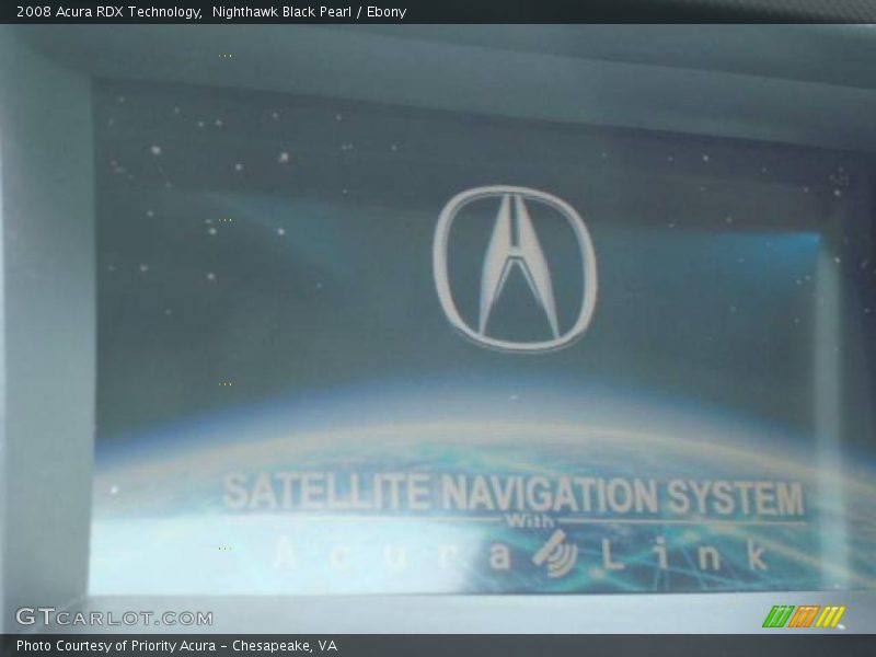 Nighthawk Black Pearl / Ebony 2008 Acura RDX Technology