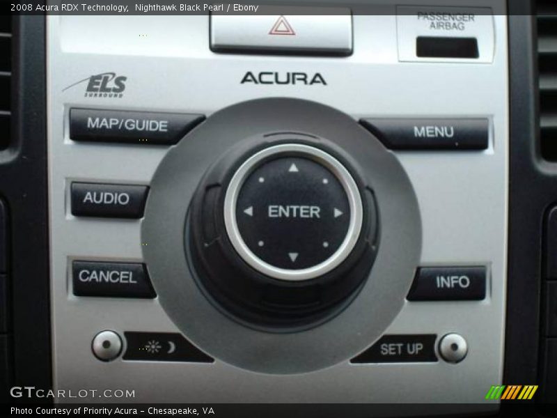 Nighthawk Black Pearl / Ebony 2008 Acura RDX Technology