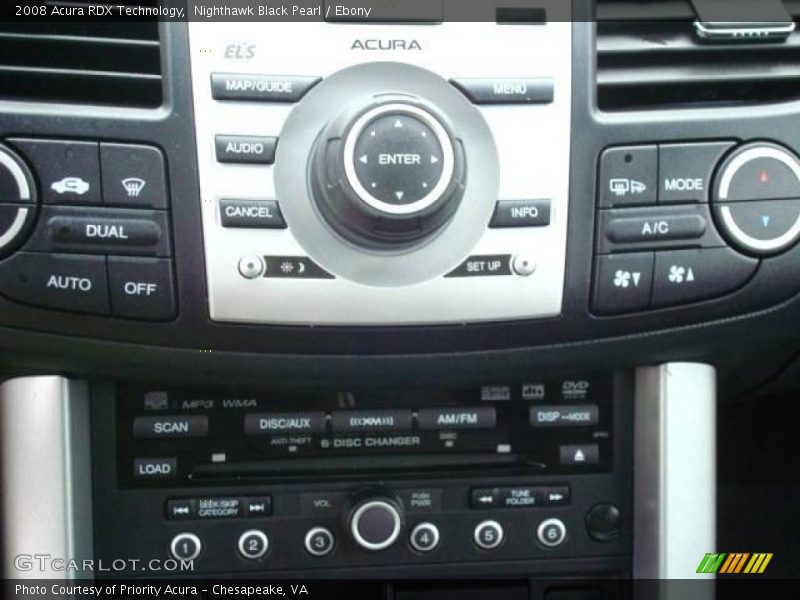 Nighthawk Black Pearl / Ebony 2008 Acura RDX Technology