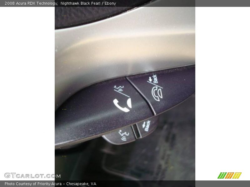 Nighthawk Black Pearl / Ebony 2008 Acura RDX Technology
