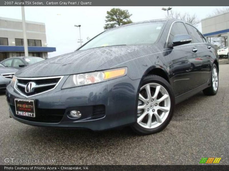 Carbon Gray Pearl / Quartz 2007 Acura TSX Sedan