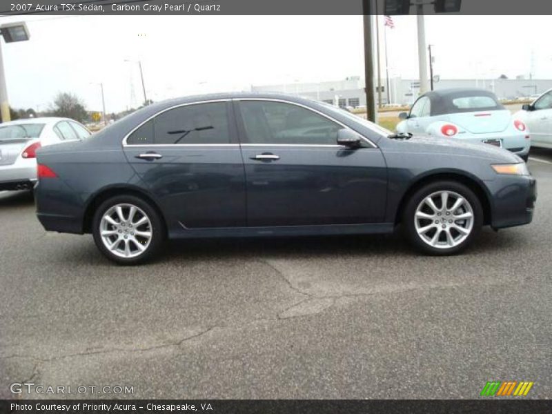 Carbon Gray Pearl / Quartz 2007 Acura TSX Sedan