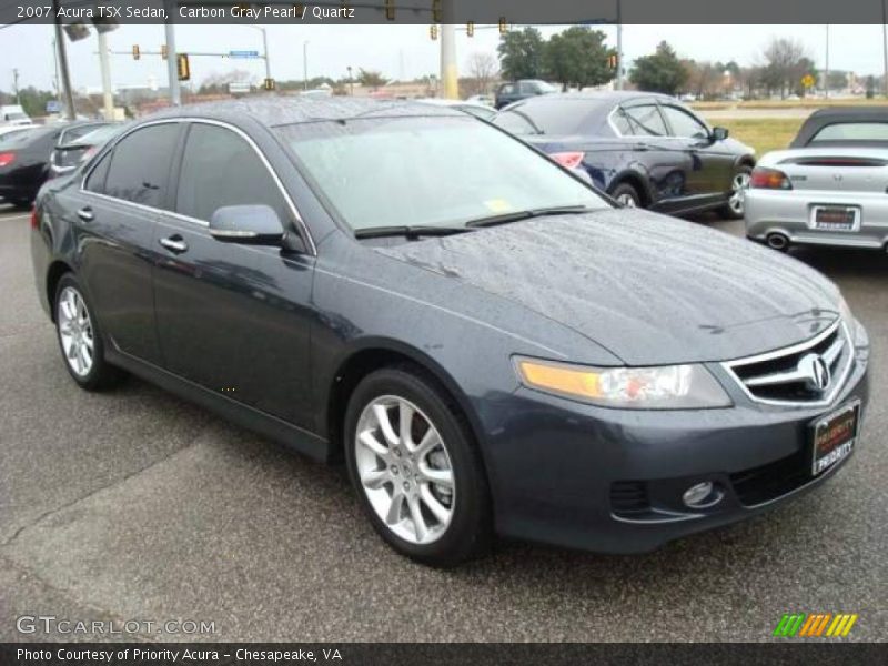 Carbon Gray Pearl / Quartz 2007 Acura TSX Sedan