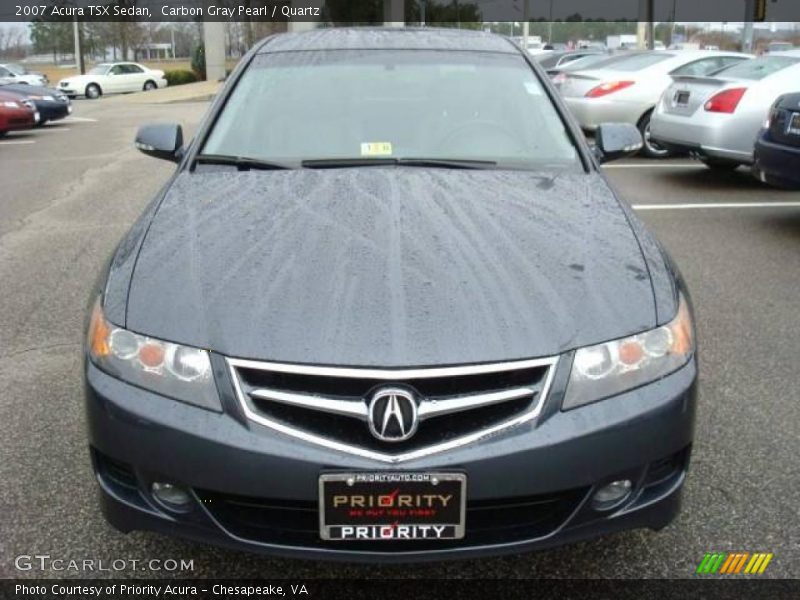 Carbon Gray Pearl / Quartz 2007 Acura TSX Sedan