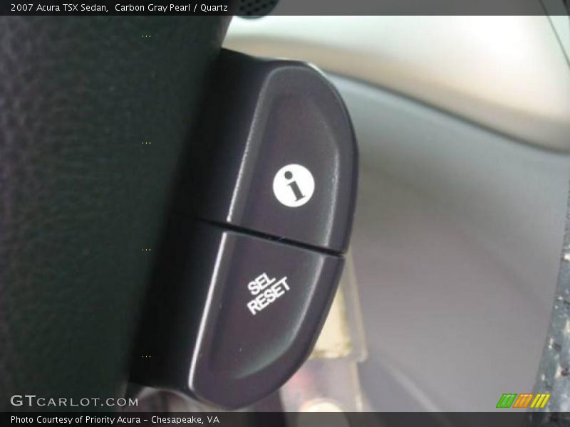 Carbon Gray Pearl / Quartz 2007 Acura TSX Sedan