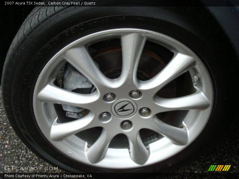 Carbon Gray Pearl / Quartz 2007 Acura TSX Sedan