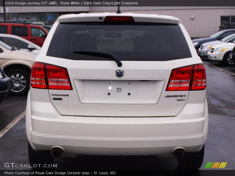 Stone White / Dark Slate Gray/Light Graystone 2009 Dodge Journey SXT AWD