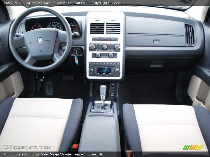 Stone White / Dark Slate Gray/Light Graystone 2009 Dodge Journey SXT AWD