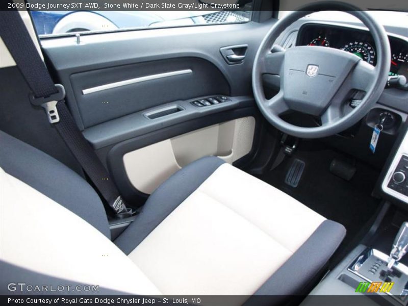 Stone White / Dark Slate Gray/Light Graystone 2009 Dodge Journey SXT AWD