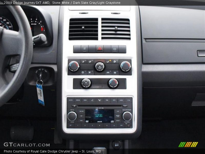 Stone White / Dark Slate Gray/Light Graystone 2009 Dodge Journey SXT AWD