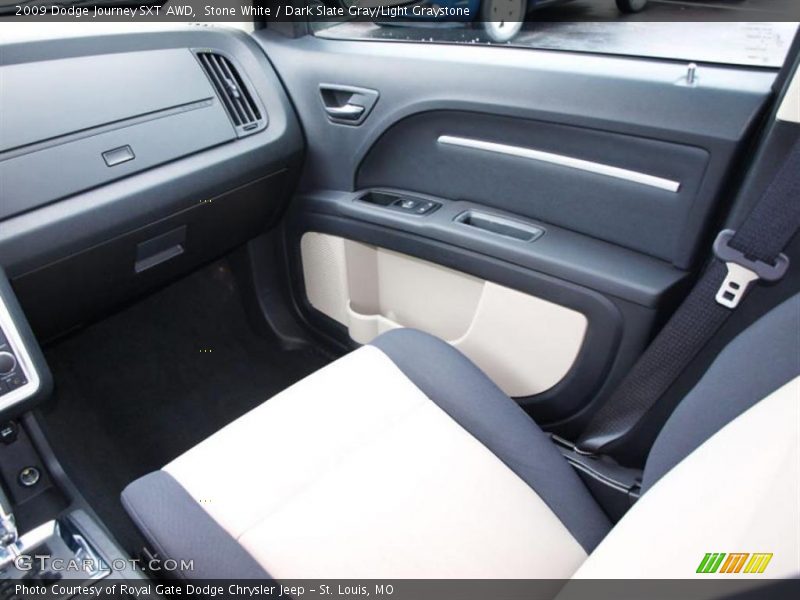 Stone White / Dark Slate Gray/Light Graystone 2009 Dodge Journey SXT AWD