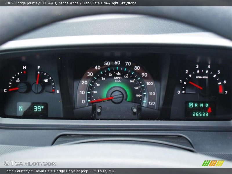 Stone White / Dark Slate Gray/Light Graystone 2009 Dodge Journey SXT AWD