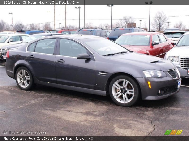 Magnetic Gray Metallic / Onyx 2009 Pontiac G8 Sedan