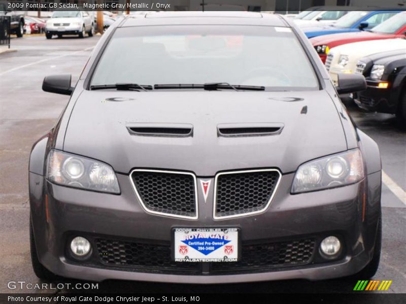 Magnetic Gray Metallic / Onyx 2009 Pontiac G8 Sedan