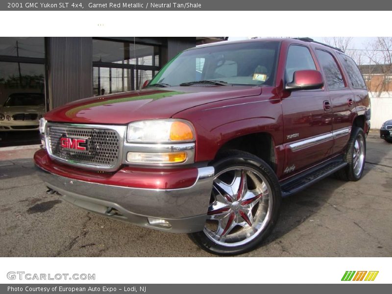 Garnet Red Metallic / Neutral Tan/Shale 2001 GMC Yukon SLT 4x4