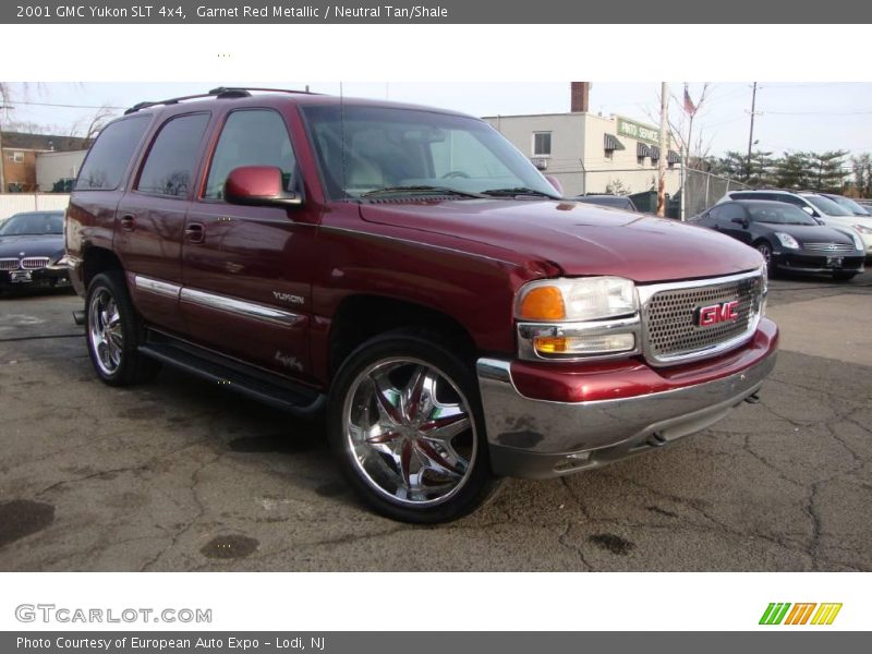 Garnet Red Metallic / Neutral Tan/Shale 2001 GMC Yukon SLT 4x4