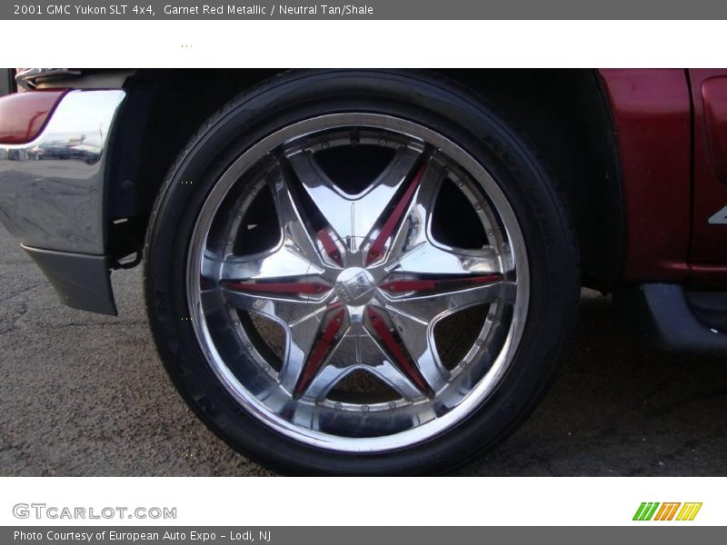 Garnet Red Metallic / Neutral Tan/Shale 2001 GMC Yukon SLT 4x4