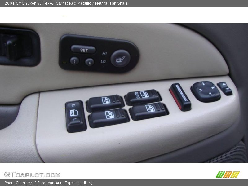 Garnet Red Metallic / Neutral Tan/Shale 2001 GMC Yukon SLT 4x4