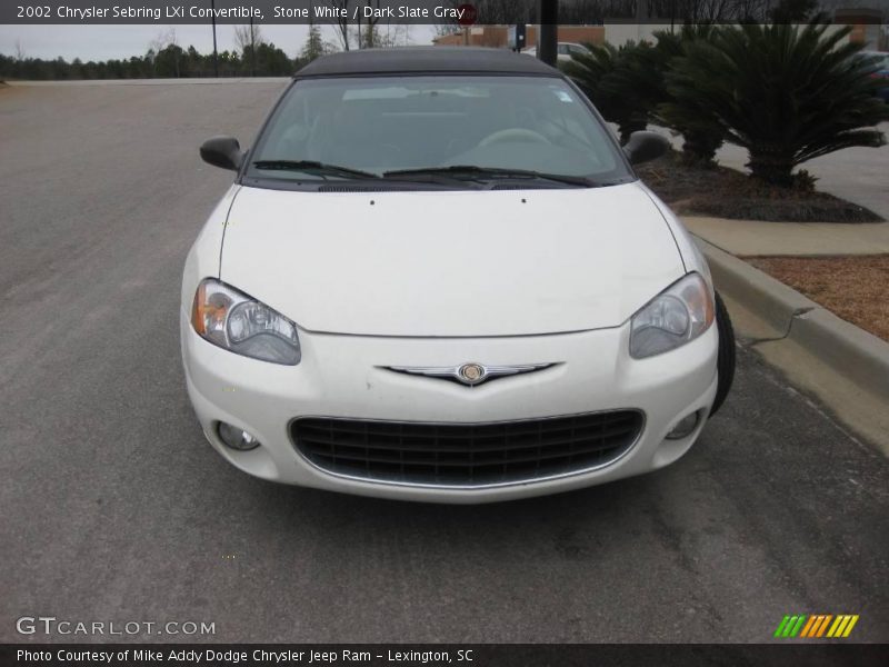 Stone White / Dark Slate Gray 2002 Chrysler Sebring LXi Convertible