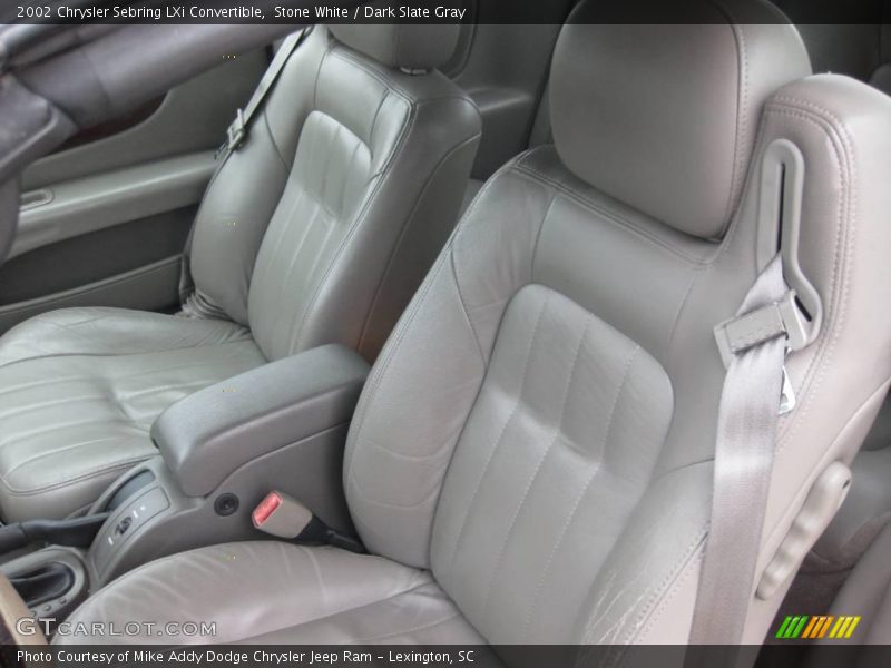 Stone White / Dark Slate Gray 2002 Chrysler Sebring LXi Convertible