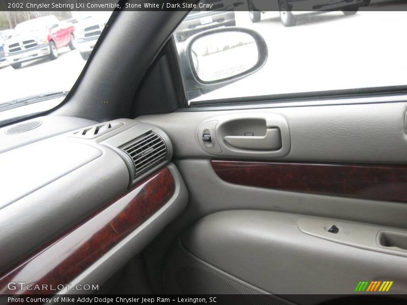 Stone White / Dark Slate Gray 2002 Chrysler Sebring LXi Convertible