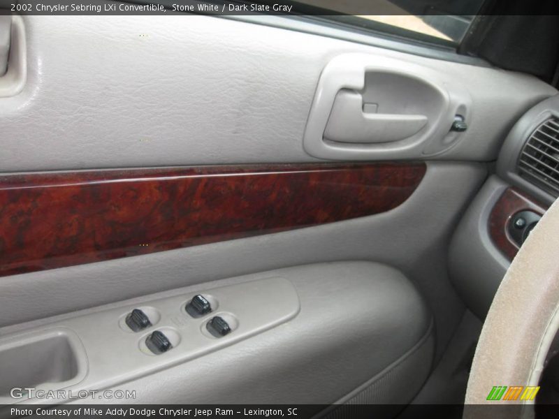 Stone White / Dark Slate Gray 2002 Chrysler Sebring LXi Convertible