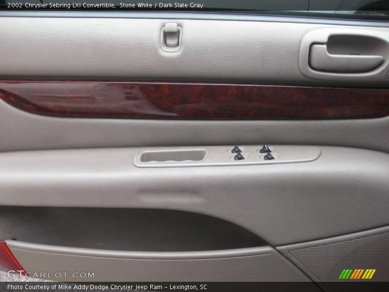 Stone White / Dark Slate Gray 2002 Chrysler Sebring LXi Convertible