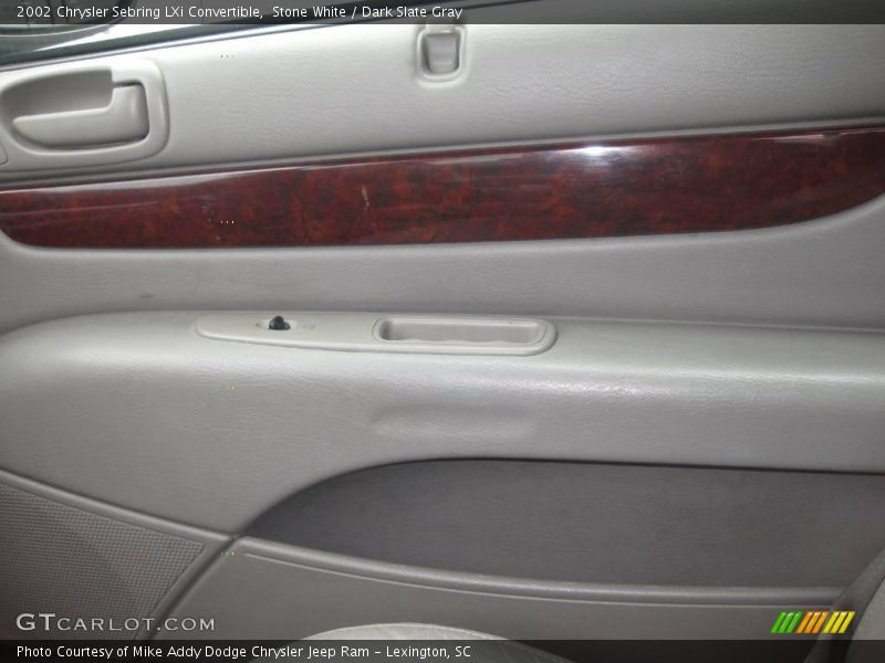 Stone White / Dark Slate Gray 2002 Chrysler Sebring LXi Convertible