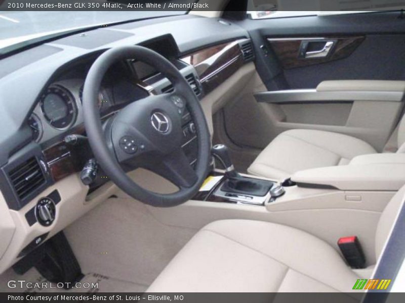 Arctic White / Almond/Black 2010 Mercedes-Benz GLK 350 4Matic