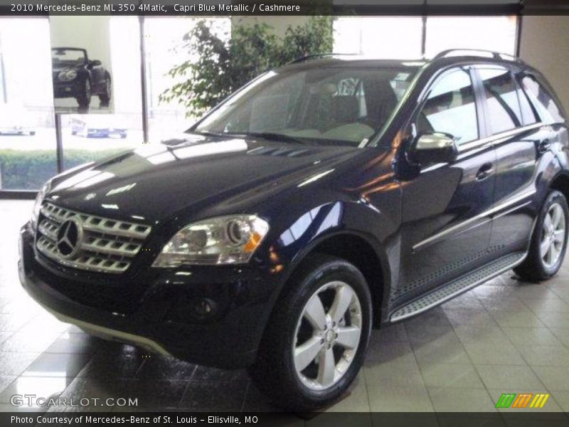Capri Blue Metallic / Cashmere 2010 Mercedes-Benz ML 350 4Matic