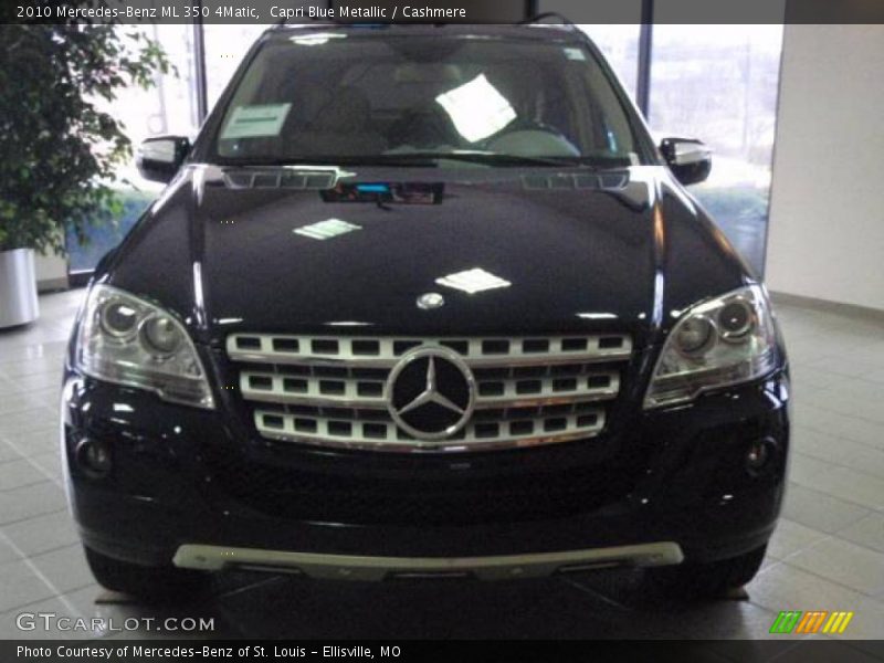 Capri Blue Metallic / Cashmere 2010 Mercedes-Benz ML 350 4Matic