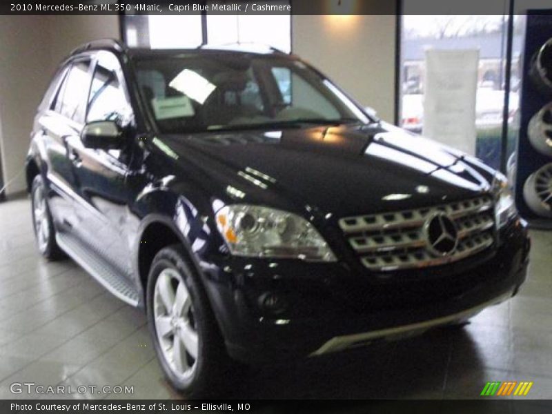 Capri Blue Metallic / Cashmere 2010 Mercedes-Benz ML 350 4Matic